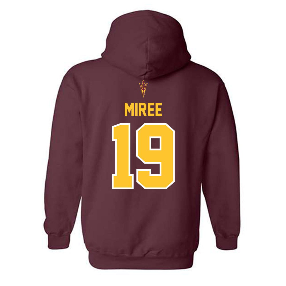 Arizona State - NCAA Football : Landen Miree - Big12 Championship Hooded Sweatshirt-1