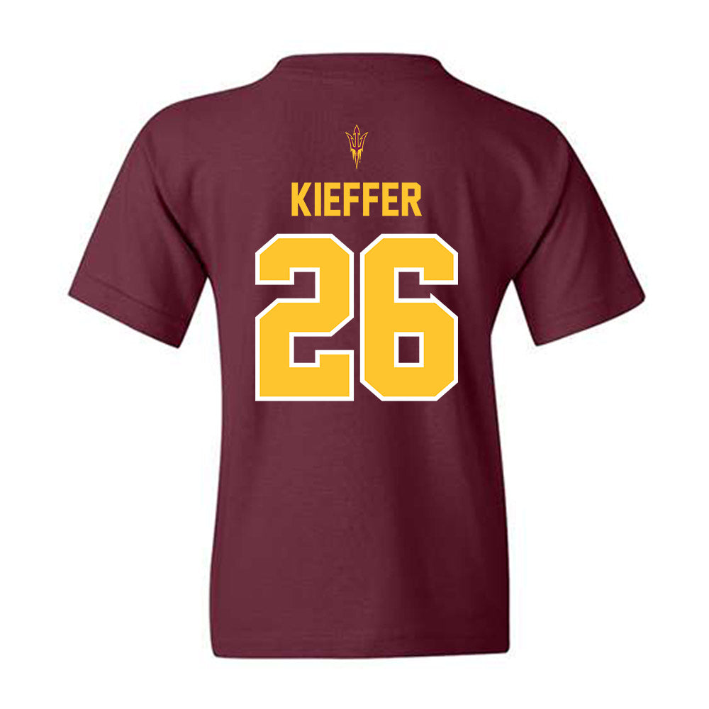 Arizona State - NCAA Football : Carston Kieffer - Big12 Championship Youth T-Shirt-1