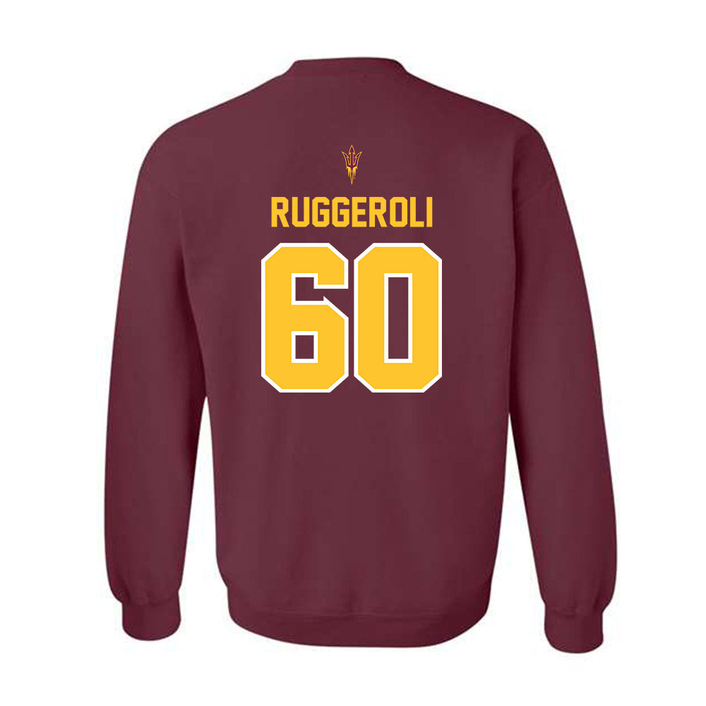 Arizona State - NCAA Football : Xander Ruggeroli - Big12 Championship Crewneck Sweatshirt-1