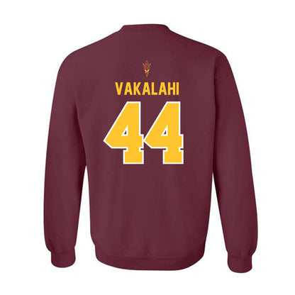 Arizona State - NCAA Football : Kirtland Vakalahi - Big12 Championship Crewneck Sweatshirt-1