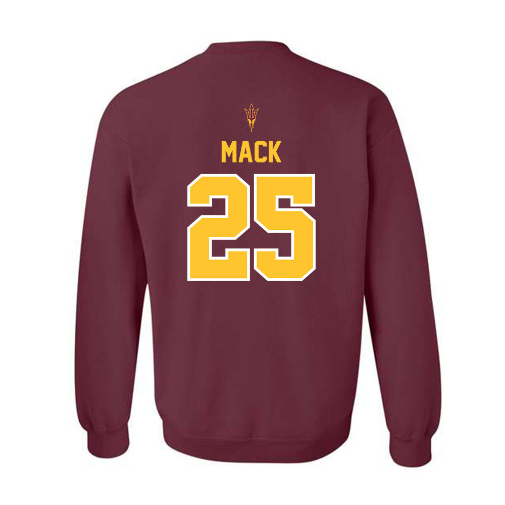 Arizona State - NCAA Football : Cardae Mack - Big12 Championship Crewneck Sweatshirt-1