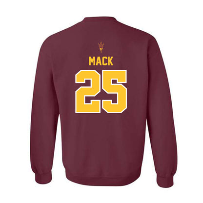 Arizona State - NCAA Football : Cardae Mack - Big12 Championship Crewneck Sweatshirt-1