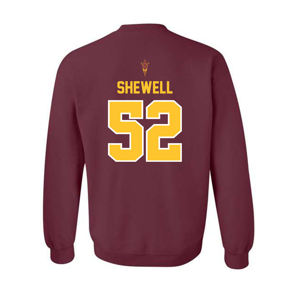Arizona State - NCAA Football : Ian Shewell - Big12 Championship Crewneck Sweatshirt-1