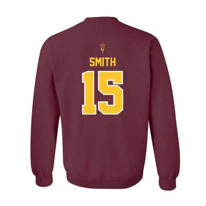Arizona State - NCAA Football : Joseph Smith - Big12 Championship Crewneck Sweatshirt-1