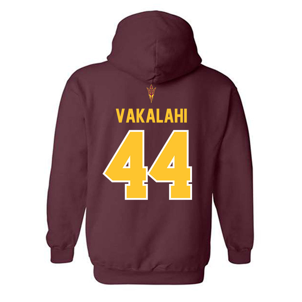 Arizona State - NCAA Football : Kirtland Vakalahi - Big12 Championship Hooded Sweatshirt-1