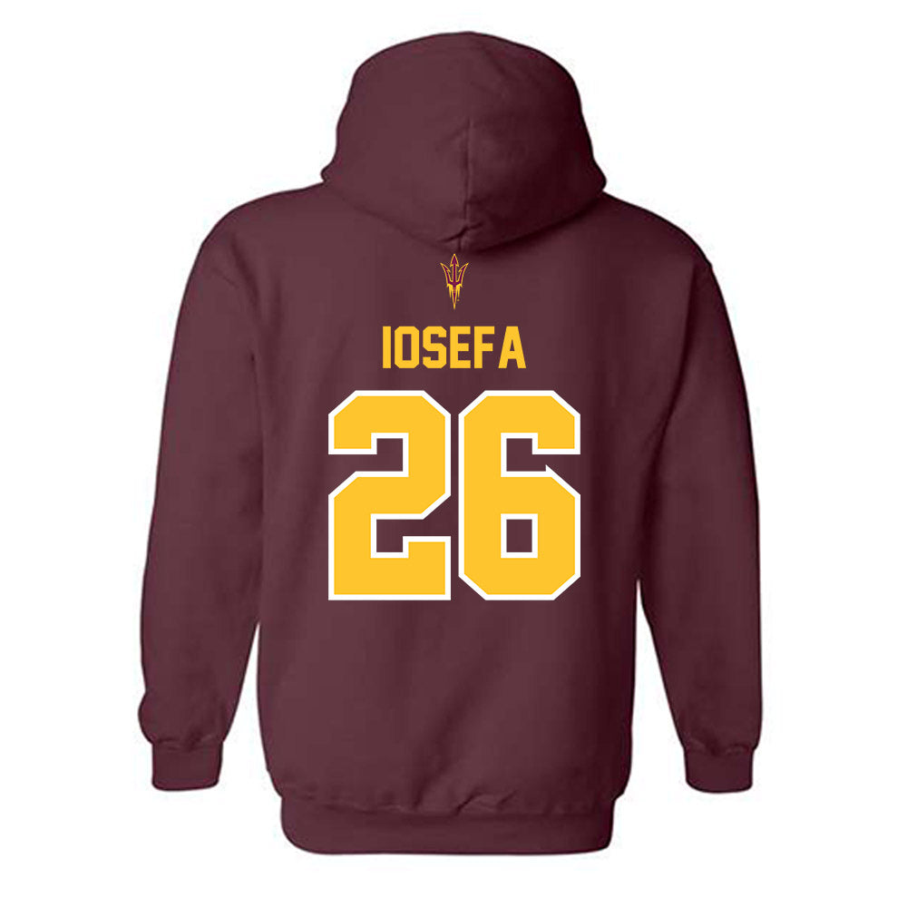 Arizona State - NCAA Football : Isaiah Iosefa - Big12 Championship Hooded Sweatshirt-1