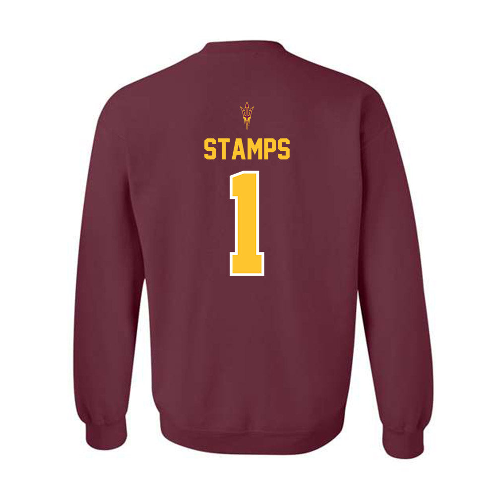 Arizona State - NCAA Football : Ashton Stamps - Big12 Championship Crewneck Sweatshirt-1