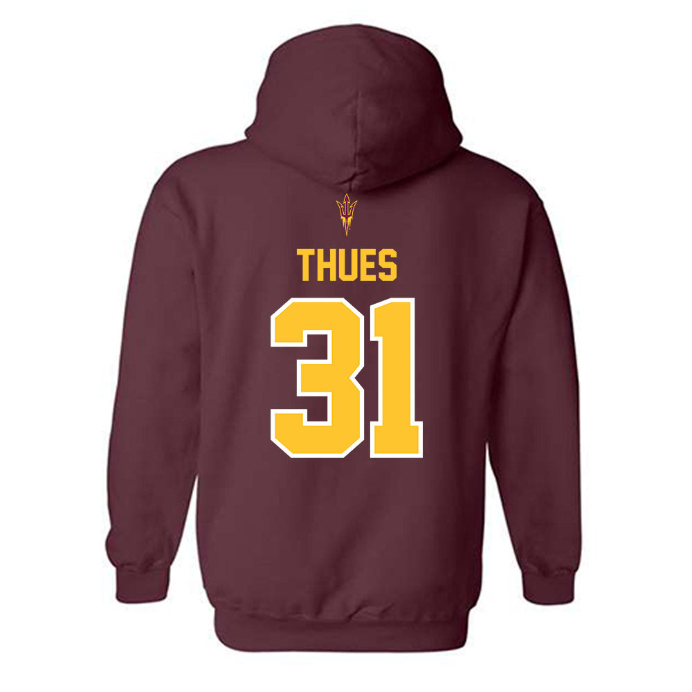 Arizona State - NCAA Football : Zeth Thues - Big12 Championship Hooded Sweatshirt-1