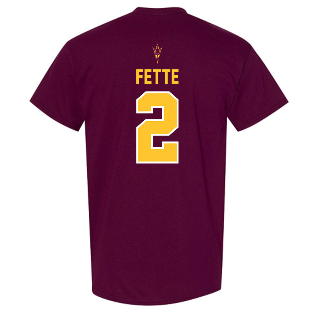 Arizona State - NCAA Football : Jake Fette - Big12 Championship T-Shirt-1