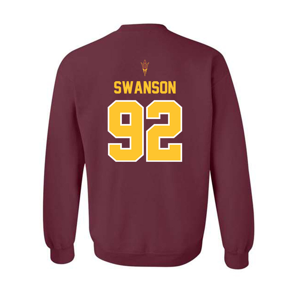 Arizona State - NCAA Football : Zac Swanson - Big12 Championship Crewneck Sweatshirt-1