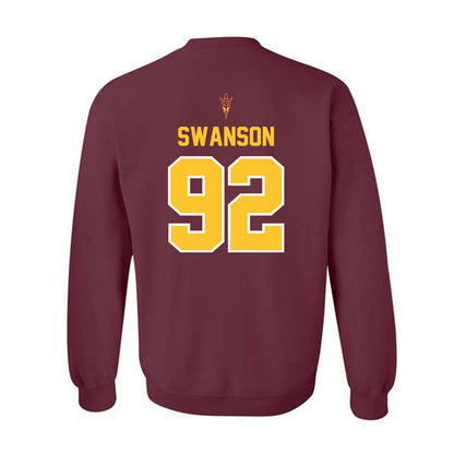 Arizona State - NCAA Football : Zac Swanson - Big12 Championship Crewneck Sweatshirt-1