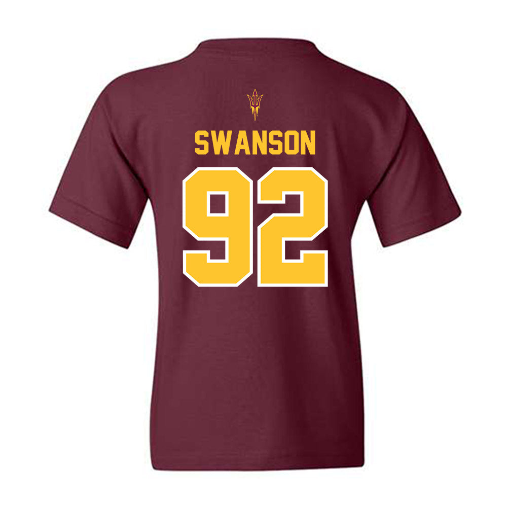 Arizona State - NCAA Football : Zac Swanson - Big12 Championship Youth T-Shirt-1