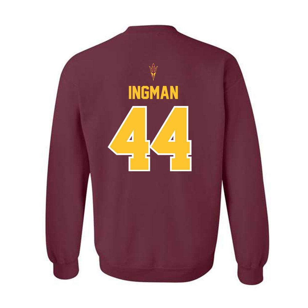 Arizona State - NCAA Football : Kristian Ingman - Big12 Championship Crewneck Sweatshirt-1