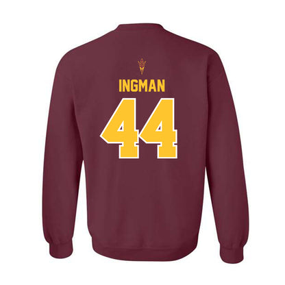 Arizona State - NCAA Football : Kristian Ingman - Big12 Championship Crewneck Sweatshirt-1