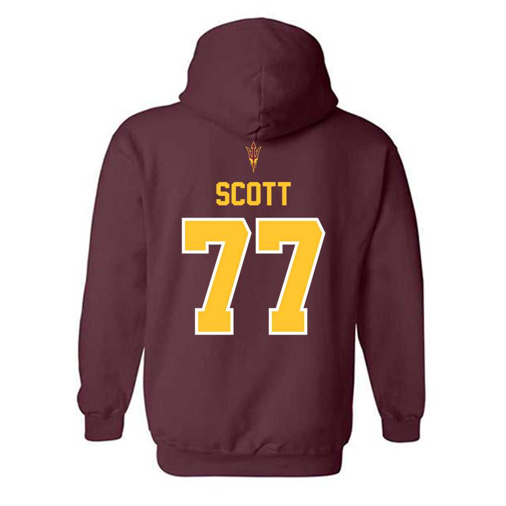 Arizona State - NCAA Football : Kyle Scott - Big12 Championship Hooded Sweatshirt-1