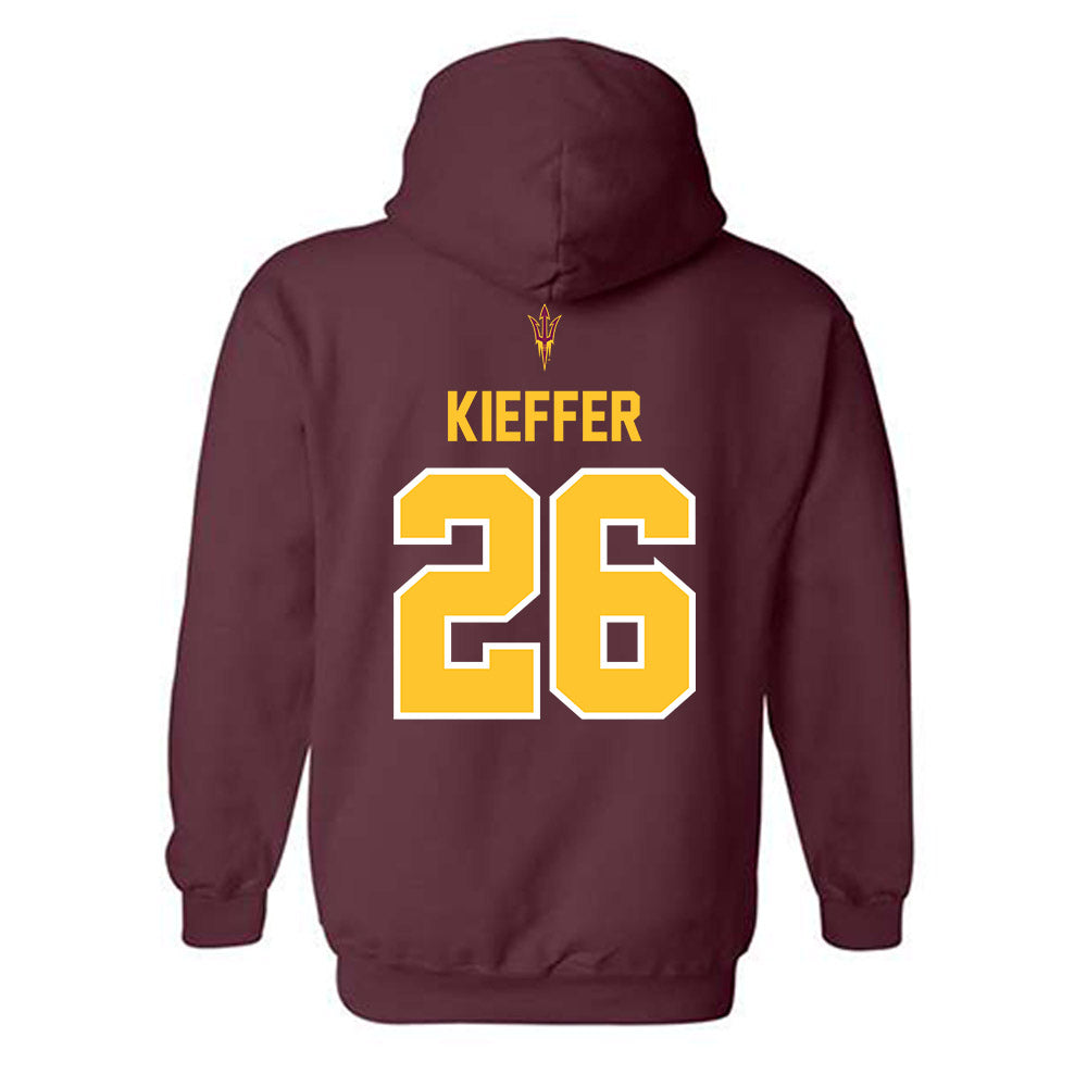 Arizona State - NCAA Football : Carston Kieffer - Big12 Championship Hooded Sweatshirt-1