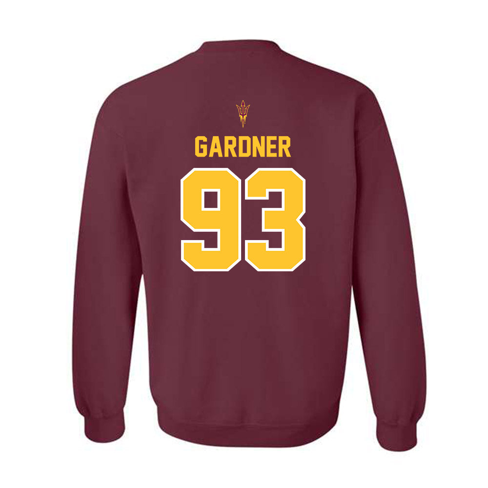 Arizona State - NCAA Football : My'Keil Gardner - Big12 Championship Crewneck Sweatshirt-1
