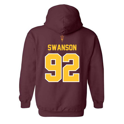 Arizona State - NCAA Football : Zac Swanson - Big12 Championship Hooded Sweatshirt-1