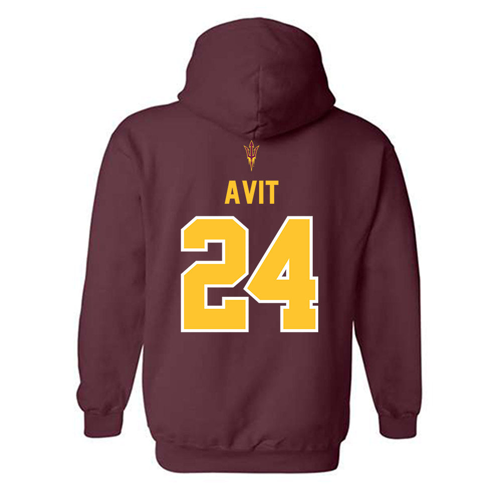 Arizona State - NCAA Football : David Avit - Big12 Championship Hooded Sweatshirt-1