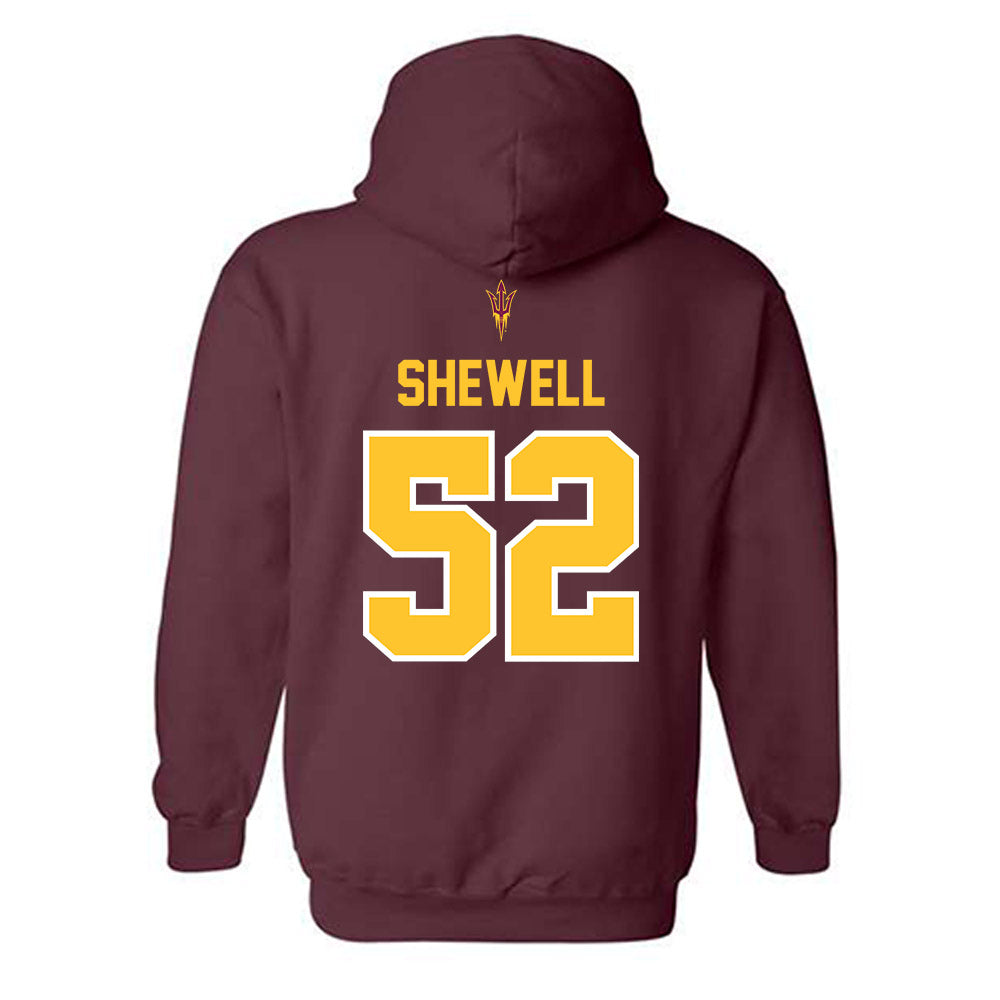 Arizona State - NCAA Football : Ian Shewell - Big12 Championship Hooded Sweatshirt-1