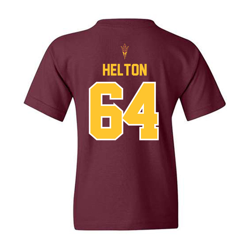 Arizona State - NCAA Football : Wade Helton - Big12 Championship Youth T-Shirt-1