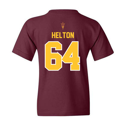 Arizona State - NCAA Football : Wade Helton - Big12 Championship Youth T-Shirt-1