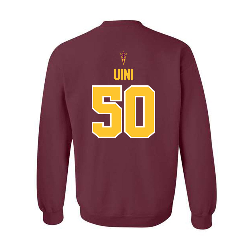 Arizona State - NCAA Football : Marques Uini - Big12 Championship Crewneck Sweatshirt-1