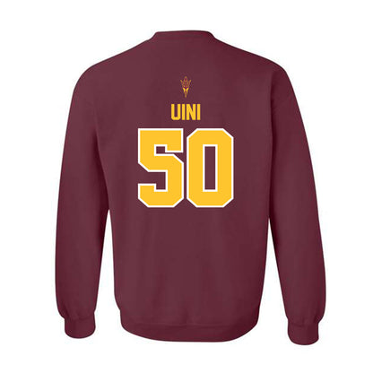 Arizona State - NCAA Football : Marques Uini - Big12 Championship Crewneck Sweatshirt-1