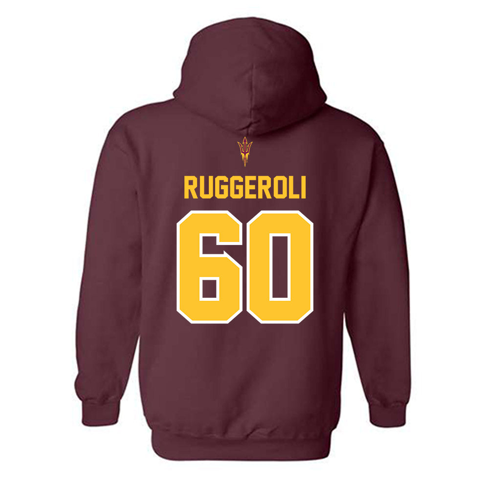 Arizona State - NCAA Football : Xander Ruggeroli - Big12 Championship Hooded Sweatshirt-1