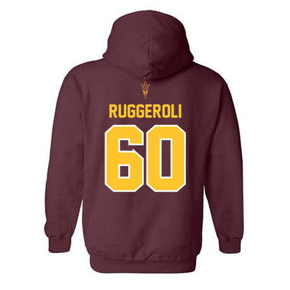 Arizona State - NCAA Football : Xander Ruggeroli - Big12 Championship Hooded Sweatshirt-1