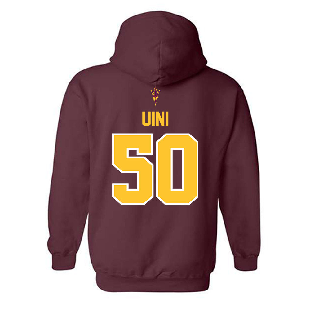 Arizona State - NCAA Football : Marques Uini - Big12 Championship Hooded Sweatshirt-1