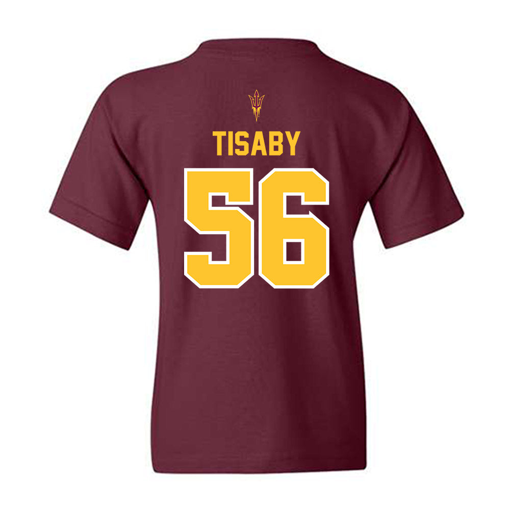 Arizona State - NCAA Football : Cortavious Tisaby - Big12 Championship Youth T-Shirt-1