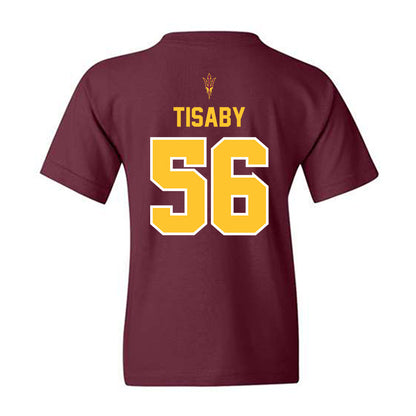 Arizona State - NCAA Football : Cortavious Tisaby - Big12 Championship Youth T-Shirt-1
