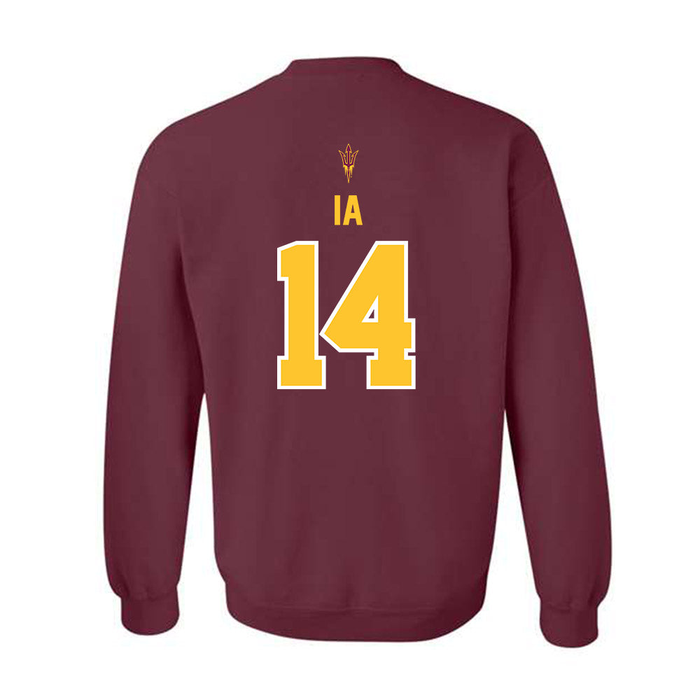 Arizona State - NCAA Football : AJ Ia - Big12 Championship Crewneck Sweatshirt-1