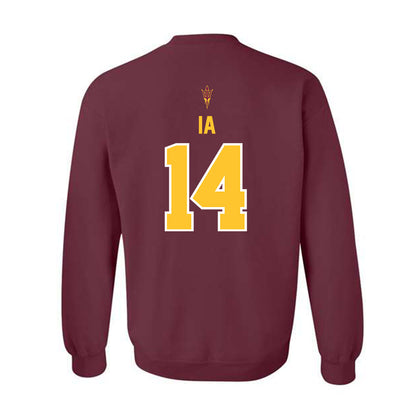 Arizona State - NCAA Football : AJ Ia - Big12 Championship Crewneck Sweatshirt-1