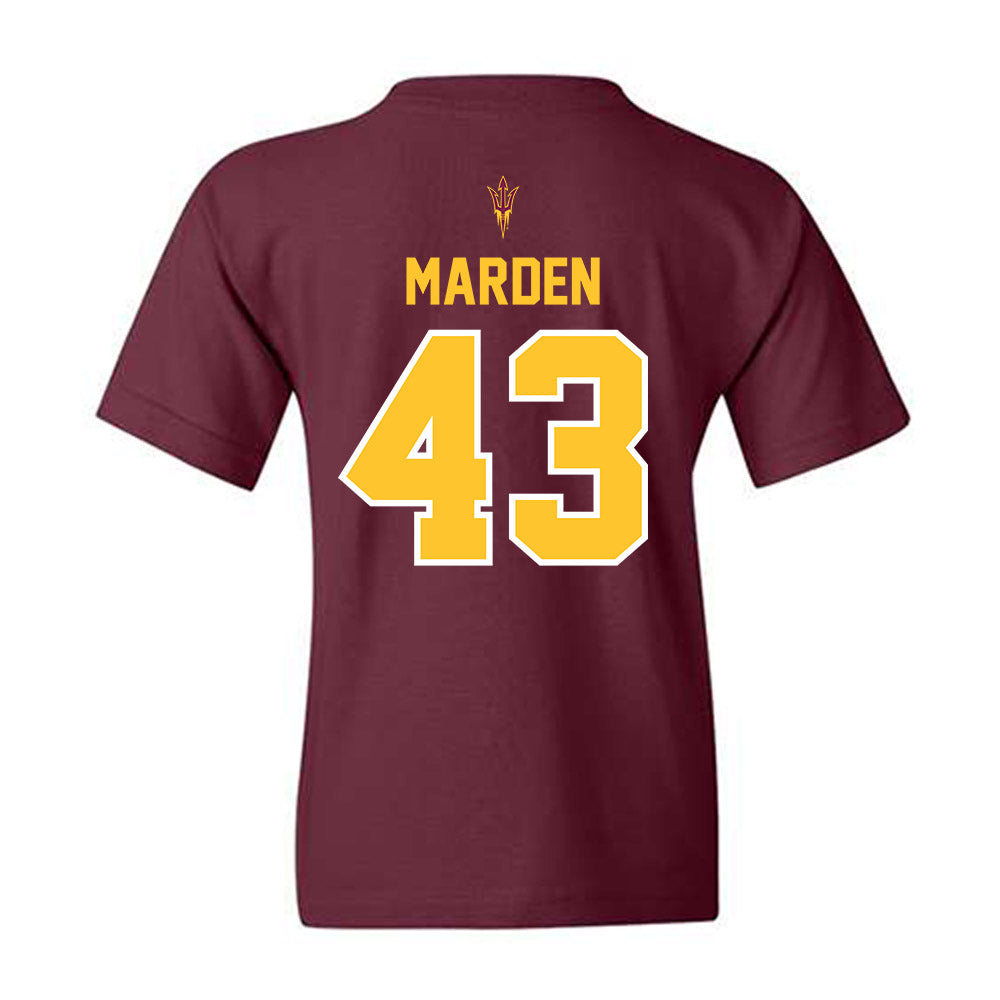 Arizona State - NCAA Football : Mason Marden - Big12 Championship Youth T-Shirt-1