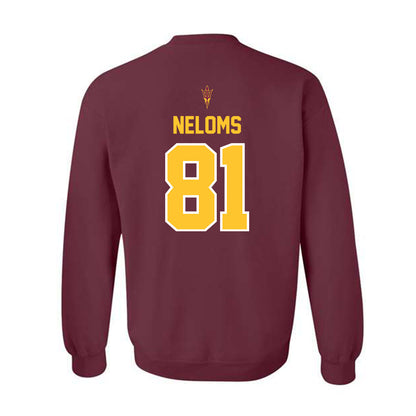 Arizona State - NCAA Football : Uriah Neloms - Big12 Championship Crewneck Sweatshirt-1