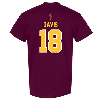 Arizona State - NCAA Football : Ramere Davis - Big12 Championship T-Shirt-1