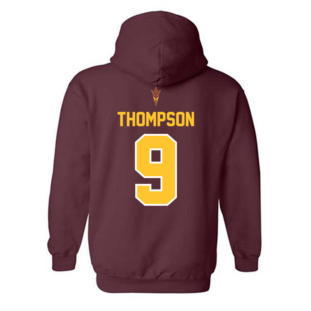 Arizona State - NCAA Football : Jalen Thompson - Big12 Championship Hooded Sweatshirt-1