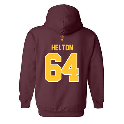 Arizona State - NCAA Football : Wade Helton - Big12 Championship Hooded Sweatshirt-1