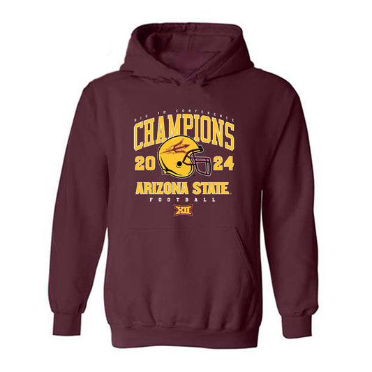 Arizona State - NCAA Football : Carson Smith - Big12 Championship Hooded Sweatshirt-0