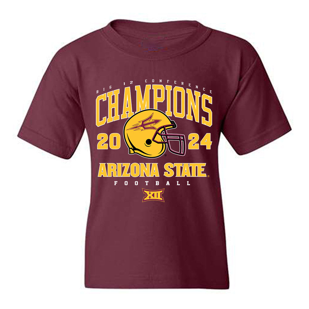 Arizona State - NCAA Football : Cutter Boley - Big12 Championship Youth T-Shirt-0
