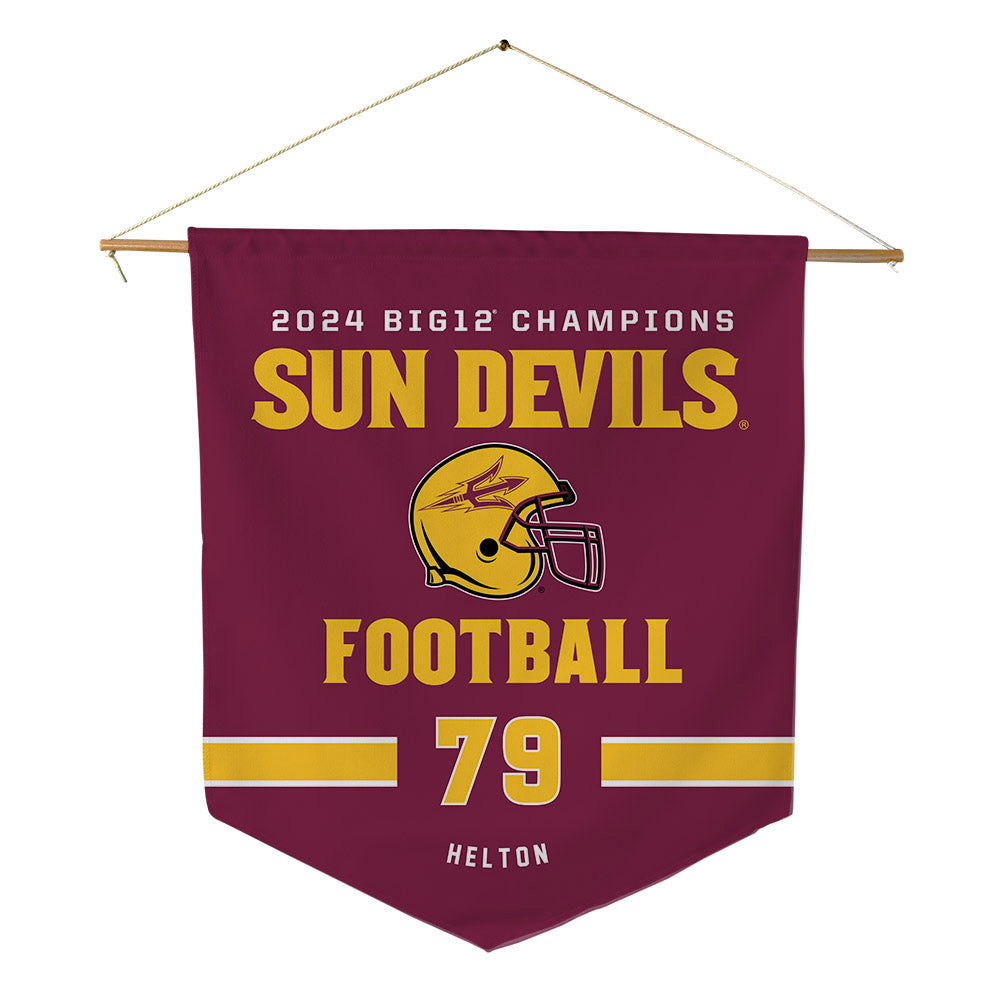 Arizona State - NCAA Football : Brent Helton - Big12 Pennant - 18" x 21"-0