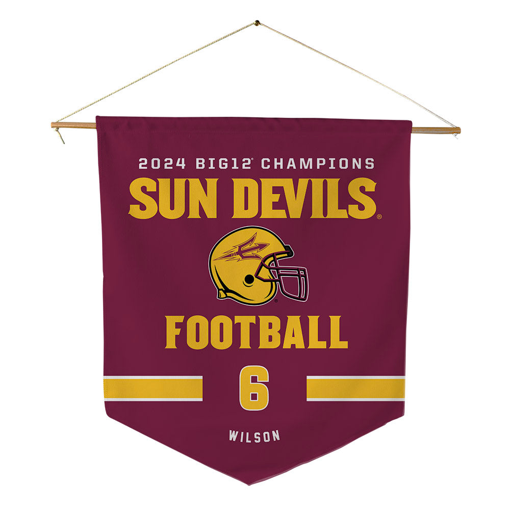 Arizona State - NCAA Football : Adrian Wilson - Big12 Pennant - 18" x 21"-0