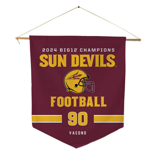 Arizona State - NCAA Football : Hyrum Vaeono - Big12 Pennant - 18" x 21"-0