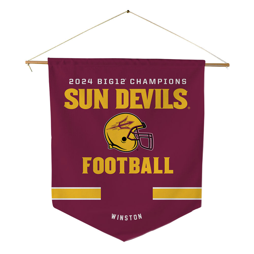 Arizona State - NCAA Football : Emar'rion Winston - Big12 Pennant - 18" x 21"-0