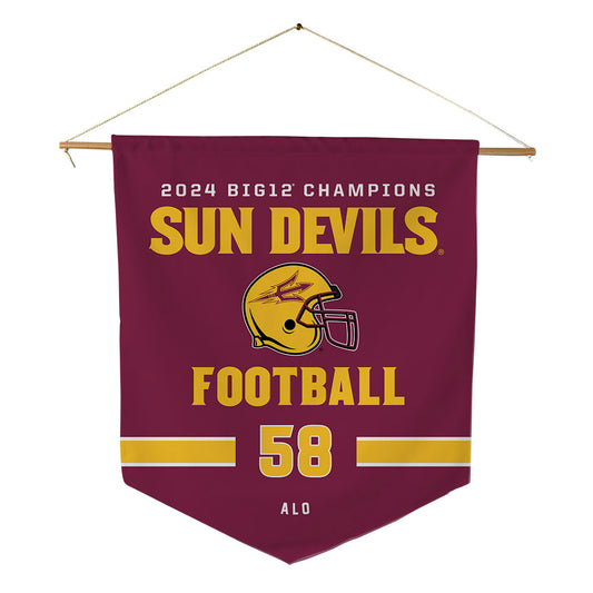 Arizona State - NCAA Football : Santana Alo - Big12 Pennant - 18" x 21"-0