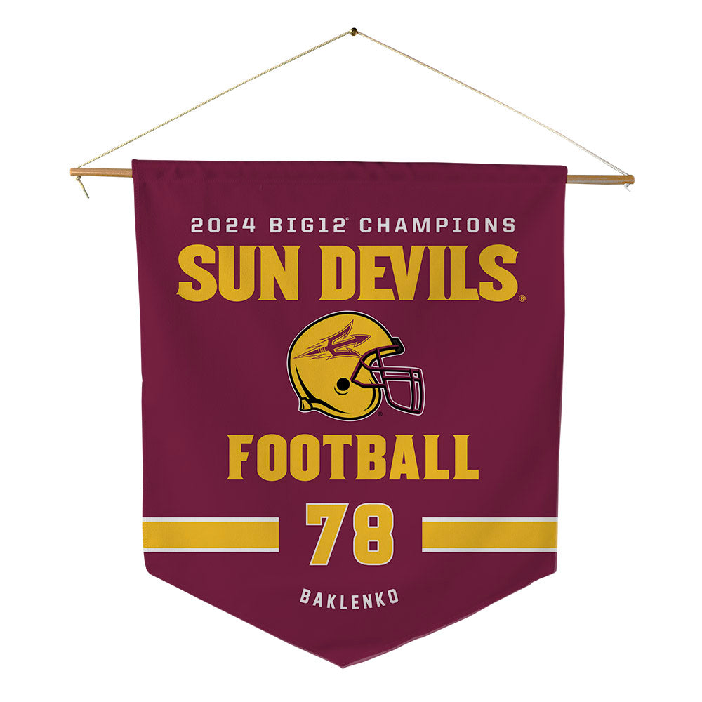 Arizona State - NCAA Football : Luke Baklenko - Big12 Pennant - 18" x 21"-0