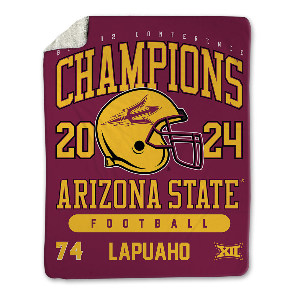 Arizona State - NCAA Football : Siosaia Lapuaho - Big12 Blanket-0