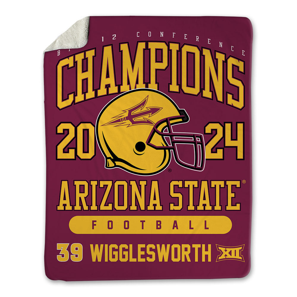 Arizona State - NCAA Football : Tyler Wigglesworth - Big12 Blanket-0